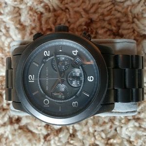 Michael Kors gunmetal watch